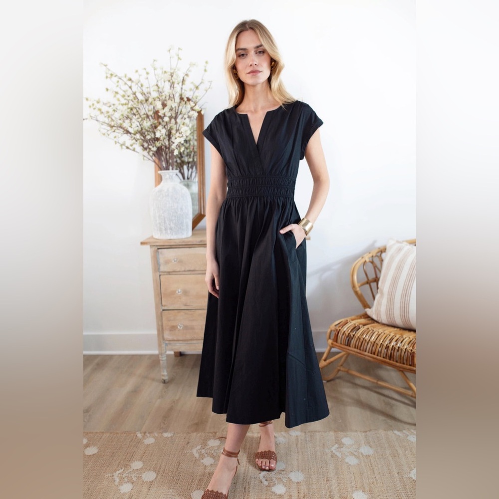 NWT Marea by Liz Joy Clara Dress in Navy - Picture 6 of 6